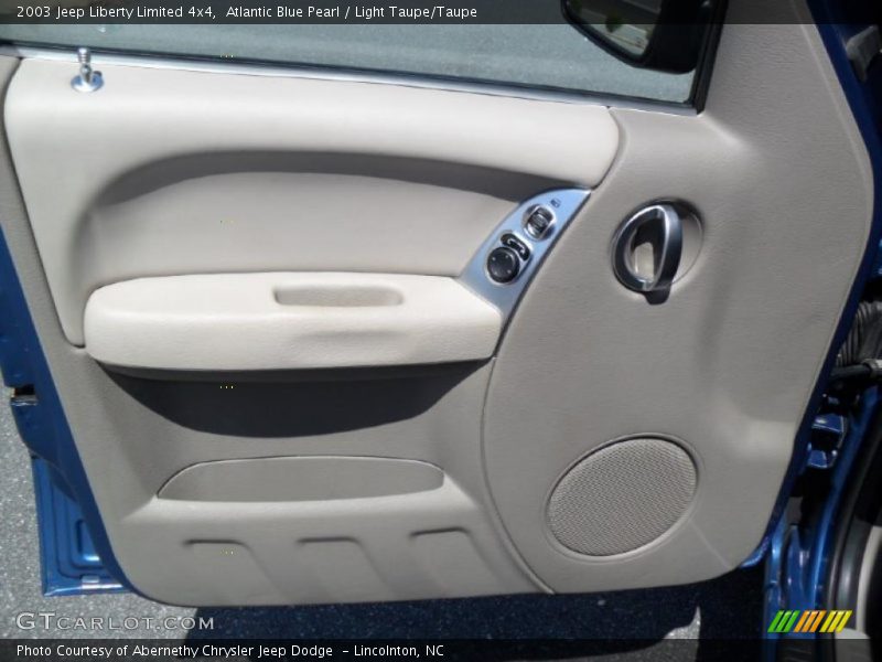 Atlantic Blue Pearl / Light Taupe/Taupe 2003 Jeep Liberty Limited 4x4