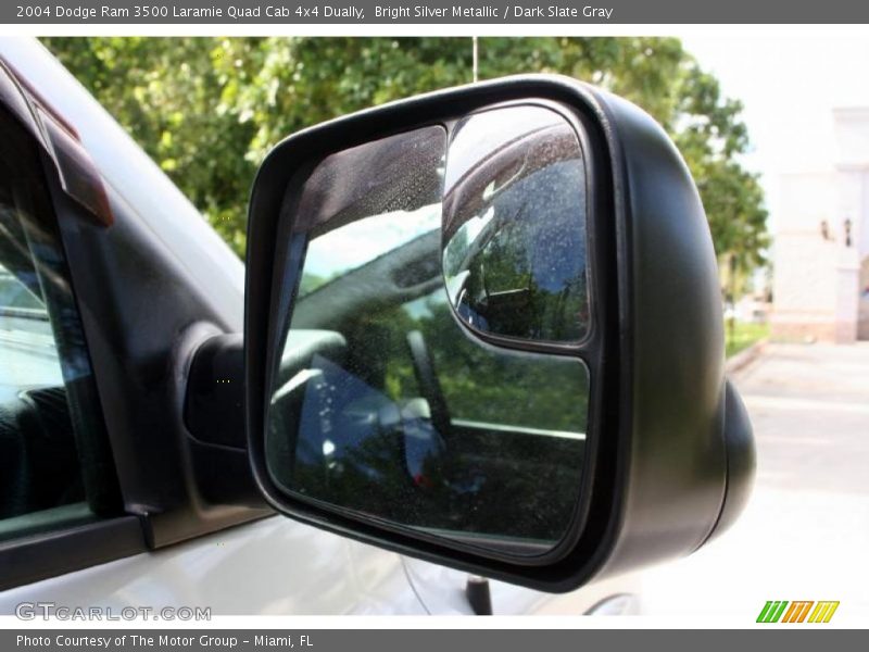 Bright Silver Metallic / Dark Slate Gray 2004 Dodge Ram 3500 Laramie Quad Cab 4x4 Dually