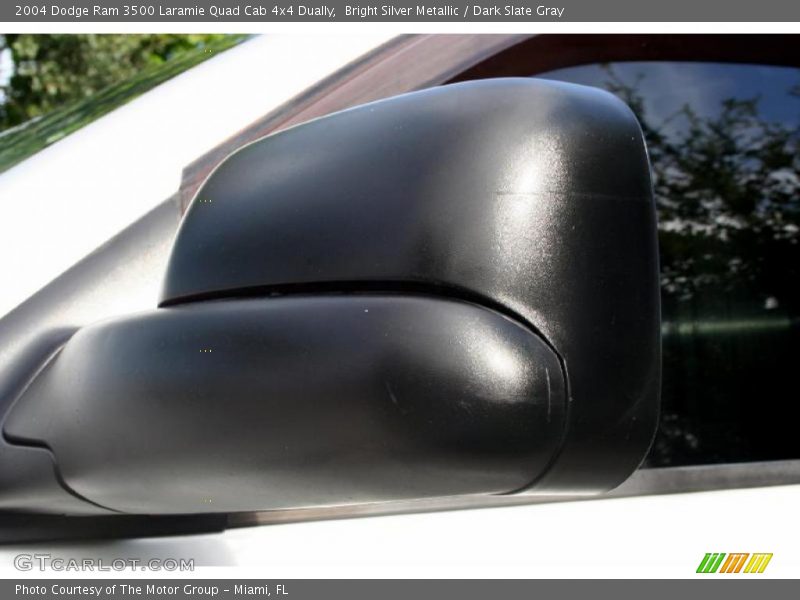 Bright Silver Metallic / Dark Slate Gray 2004 Dodge Ram 3500 Laramie Quad Cab 4x4 Dually