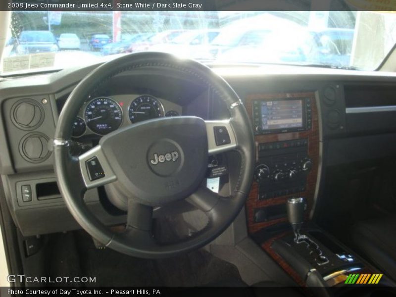 Stone White / Dark Slate Gray 2008 Jeep Commander Limited 4x4