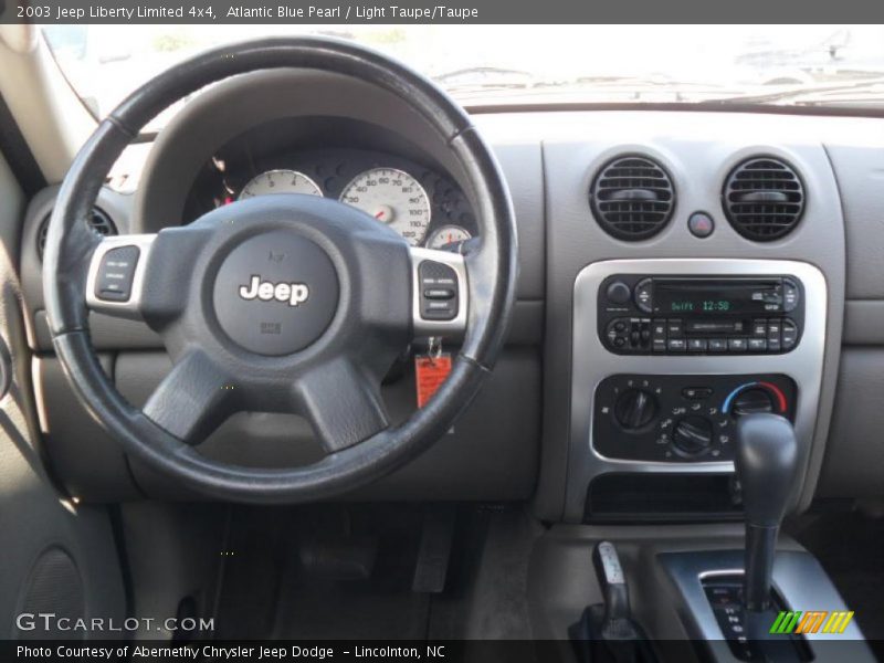 Atlantic Blue Pearl / Light Taupe/Taupe 2003 Jeep Liberty Limited 4x4