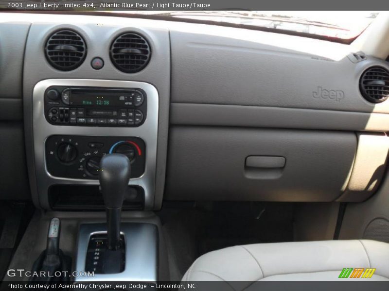 Atlantic Blue Pearl / Light Taupe/Taupe 2003 Jeep Liberty Limited 4x4