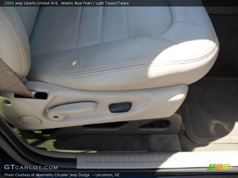 Atlantic Blue Pearl / Light Taupe/Taupe 2003 Jeep Liberty Limited 4x4