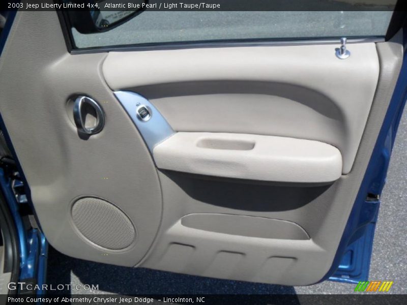 Atlantic Blue Pearl / Light Taupe/Taupe 2003 Jeep Liberty Limited 4x4