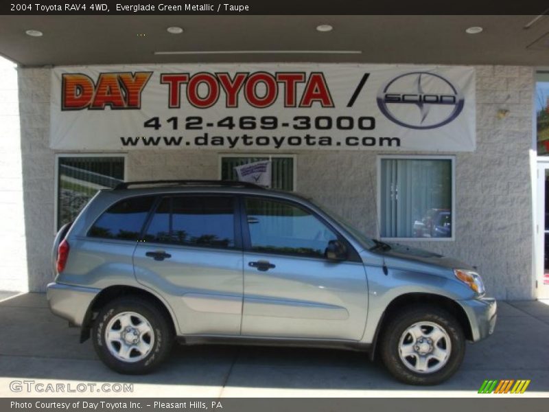 Everglade Green Metallic / Taupe 2004 Toyota RAV4 4WD