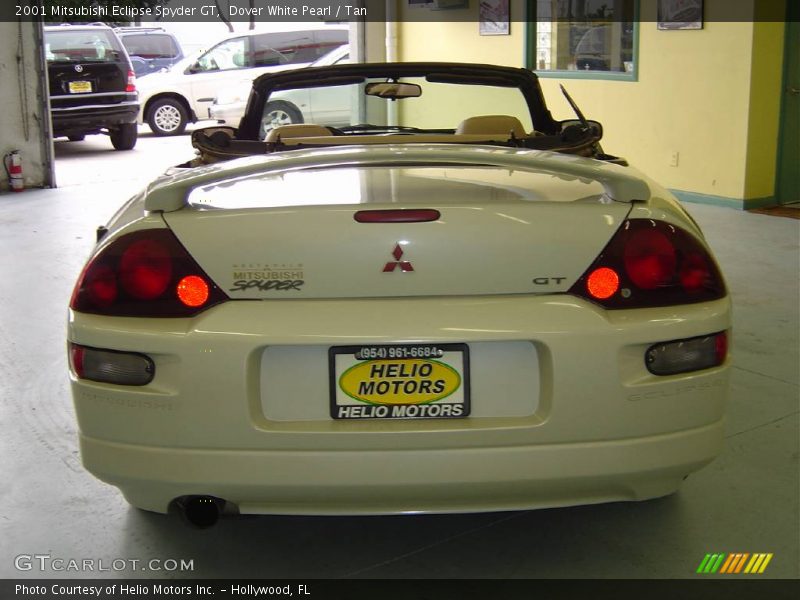 Dover White Pearl / Tan 2001 Mitsubishi Eclipse Spyder GT