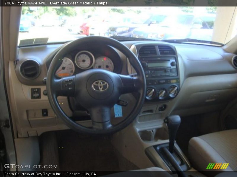 Everglade Green Metallic / Taupe 2004 Toyota RAV4 4WD