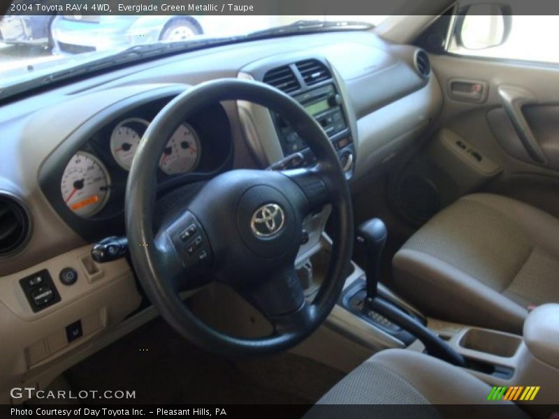 Everglade Green Metallic / Taupe 2004 Toyota RAV4 4WD