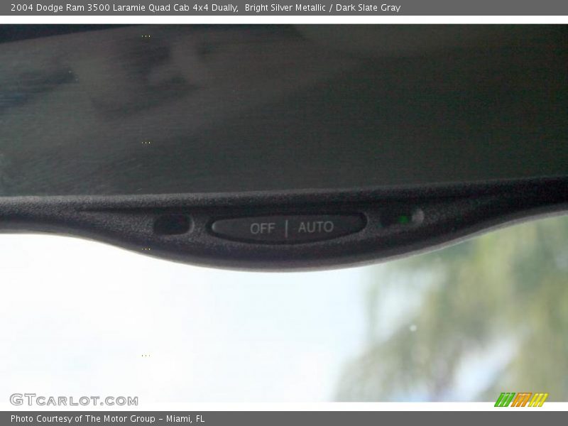 Bright Silver Metallic / Dark Slate Gray 2004 Dodge Ram 3500 Laramie Quad Cab 4x4 Dually