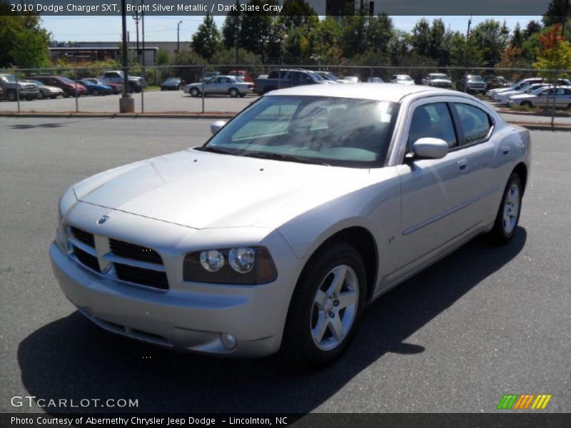 Bright Silver Metallic / Dark Slate Gray 2010 Dodge Charger SXT