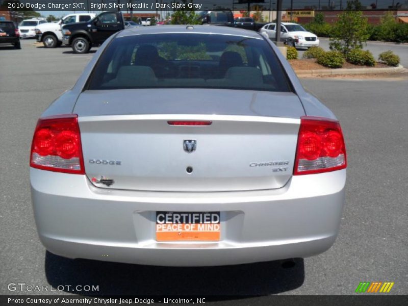 Bright Silver Metallic / Dark Slate Gray 2010 Dodge Charger SXT