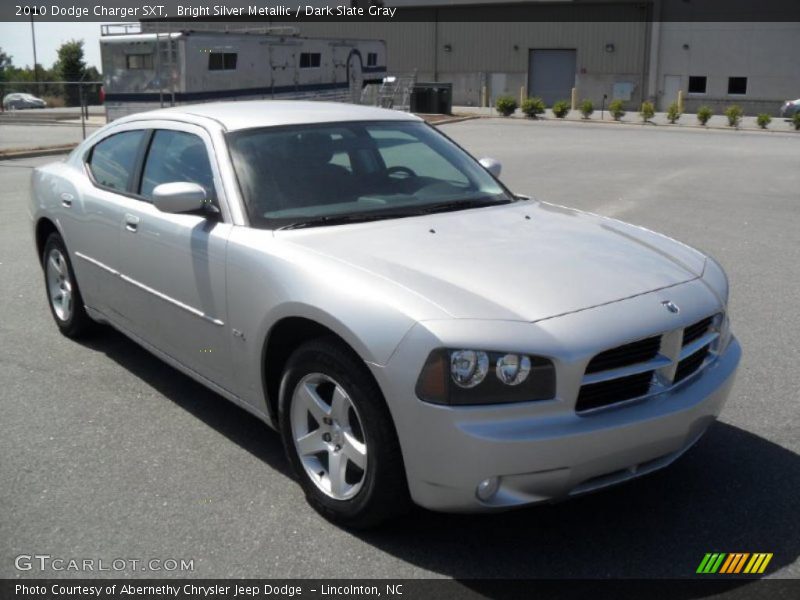 Bright Silver Metallic / Dark Slate Gray 2010 Dodge Charger SXT