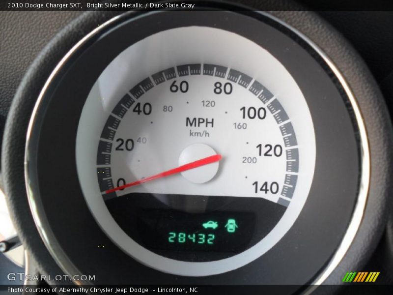 Bright Silver Metallic / Dark Slate Gray 2010 Dodge Charger SXT