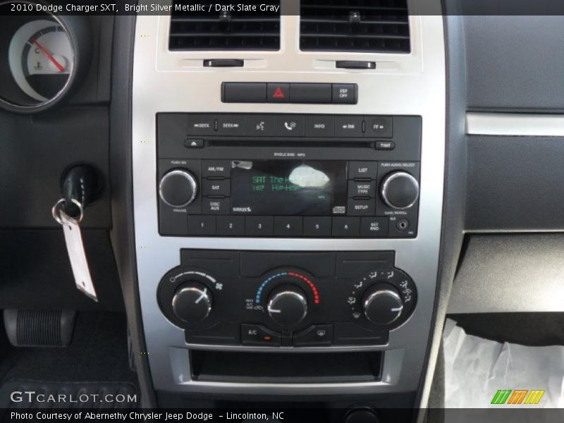 Bright Silver Metallic / Dark Slate Gray 2010 Dodge Charger SXT