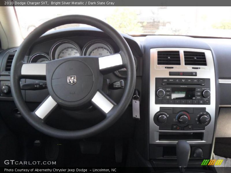 Bright Silver Metallic / Dark Slate Gray 2010 Dodge Charger SXT