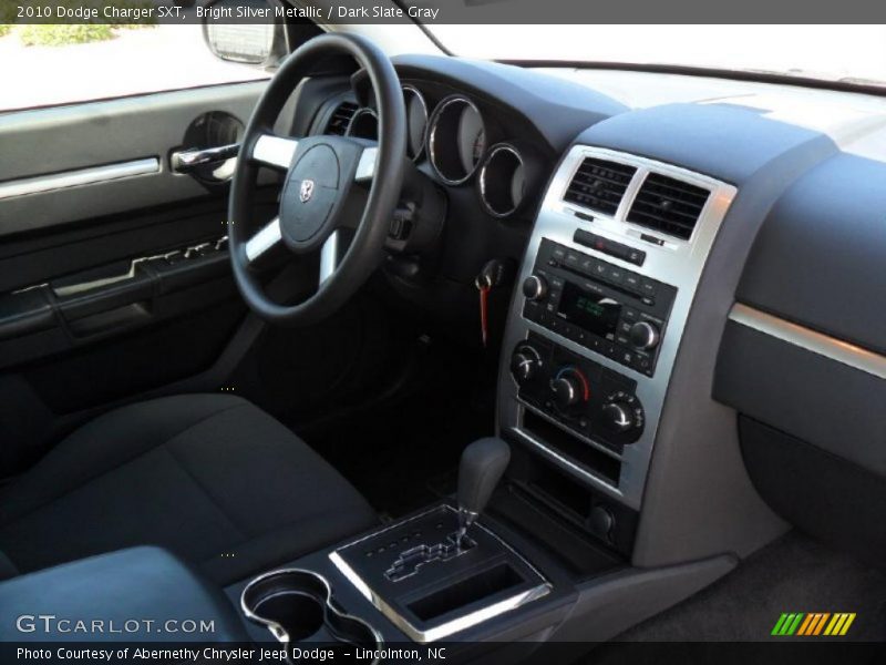 Bright Silver Metallic / Dark Slate Gray 2010 Dodge Charger SXT