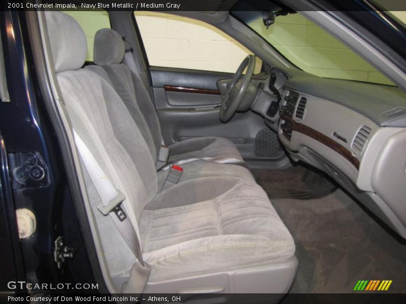 Navy Blue Metallic / Medium Gray 2001 Chevrolet Impala