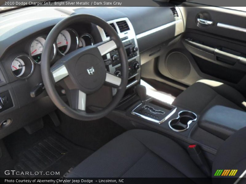 Bright Silver Metallic / Dark Slate Gray 2010 Dodge Charger SXT