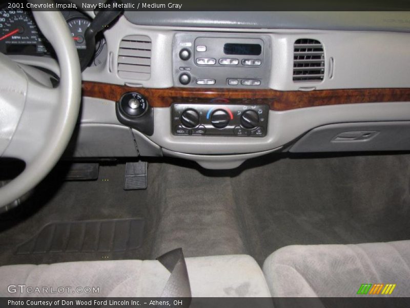 Navy Blue Metallic / Medium Gray 2001 Chevrolet Impala