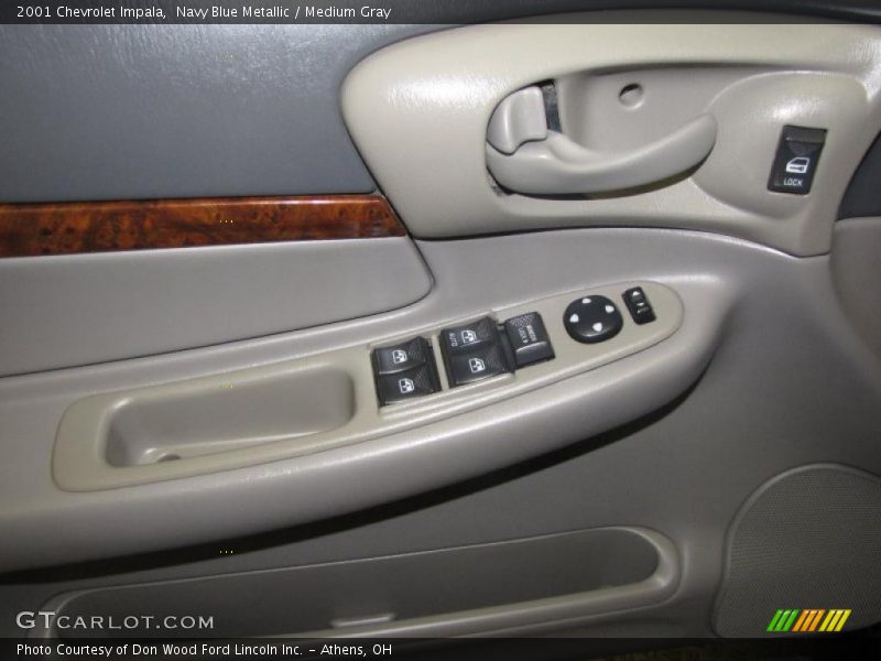 Navy Blue Metallic / Medium Gray 2001 Chevrolet Impala