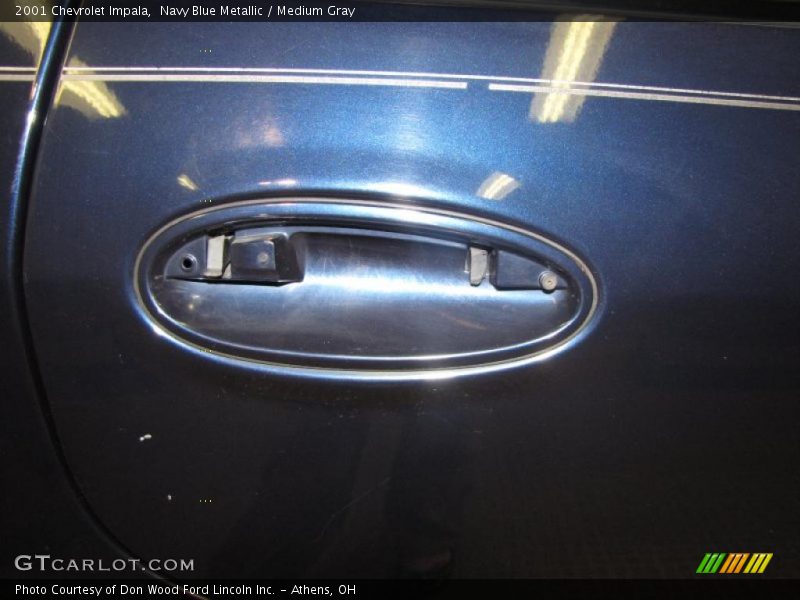 Navy Blue Metallic / Medium Gray 2001 Chevrolet Impala