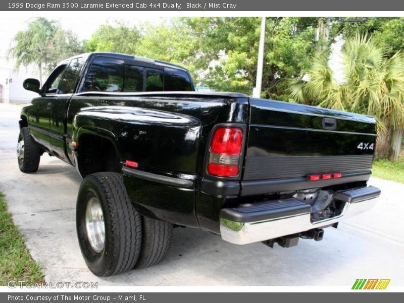 Black / Mist Gray 1999 Dodge Ram 3500 Laramie Extended Cab 4x4 Dually