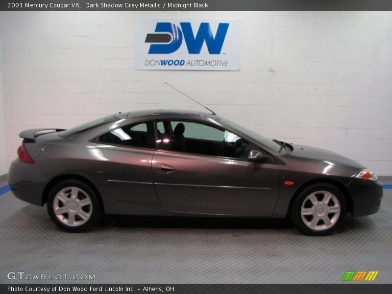 Dark Shadow Grey Metallic / Midnight Black 2001 Mercury Cougar V6