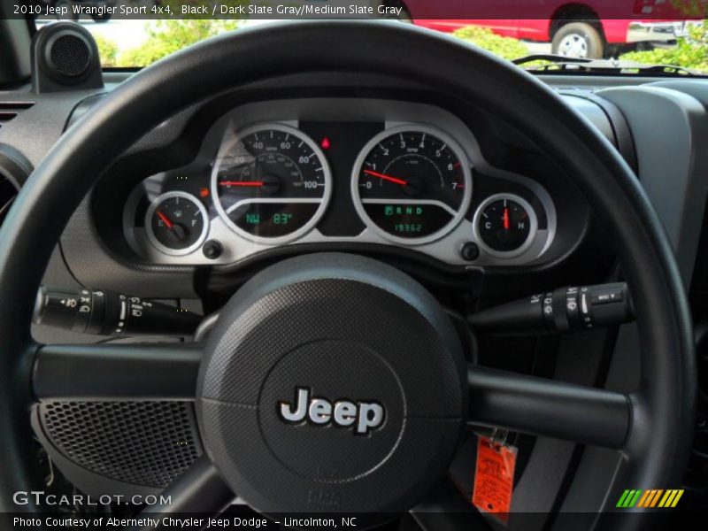 Black / Dark Slate Gray/Medium Slate Gray 2010 Jeep Wrangler Sport 4x4