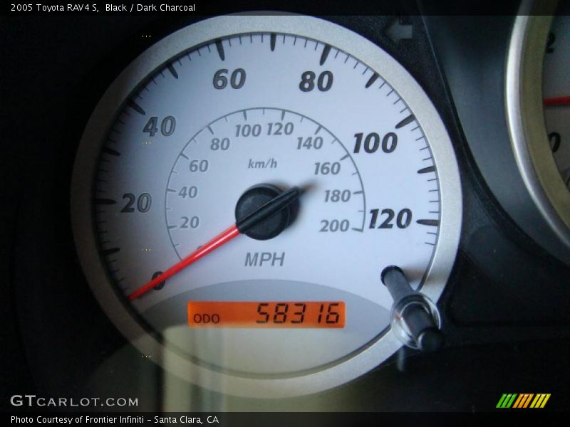 Black / Dark Charcoal 2005 Toyota RAV4 S