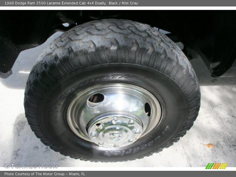 Black / Mist Gray 1999 Dodge Ram 3500 Laramie Extended Cab 4x4 Dually