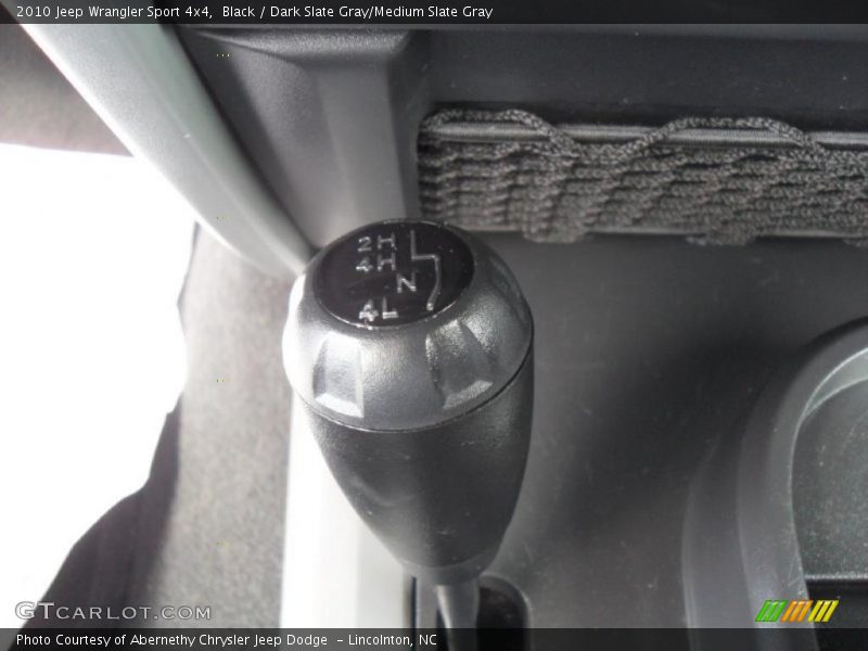Black / Dark Slate Gray/Medium Slate Gray 2010 Jeep Wrangler Sport 4x4
