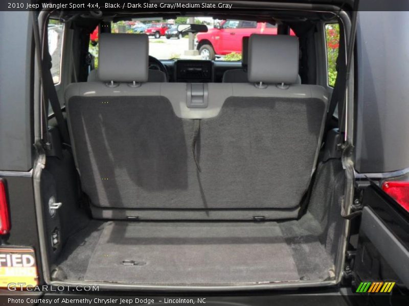 Black / Dark Slate Gray/Medium Slate Gray 2010 Jeep Wrangler Sport 4x4