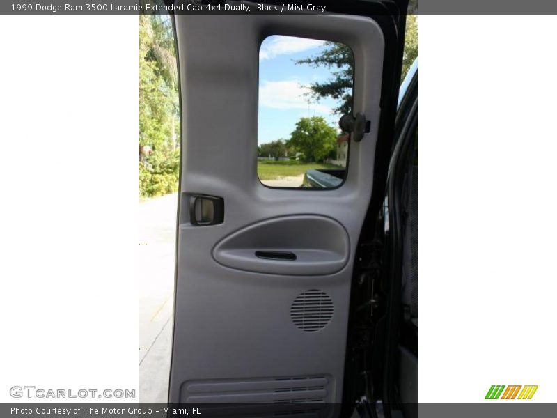 Black / Mist Gray 1999 Dodge Ram 3500 Laramie Extended Cab 4x4 Dually