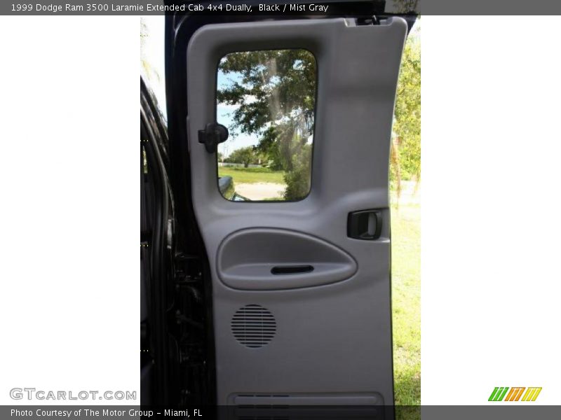 Black / Mist Gray 1999 Dodge Ram 3500 Laramie Extended Cab 4x4 Dually