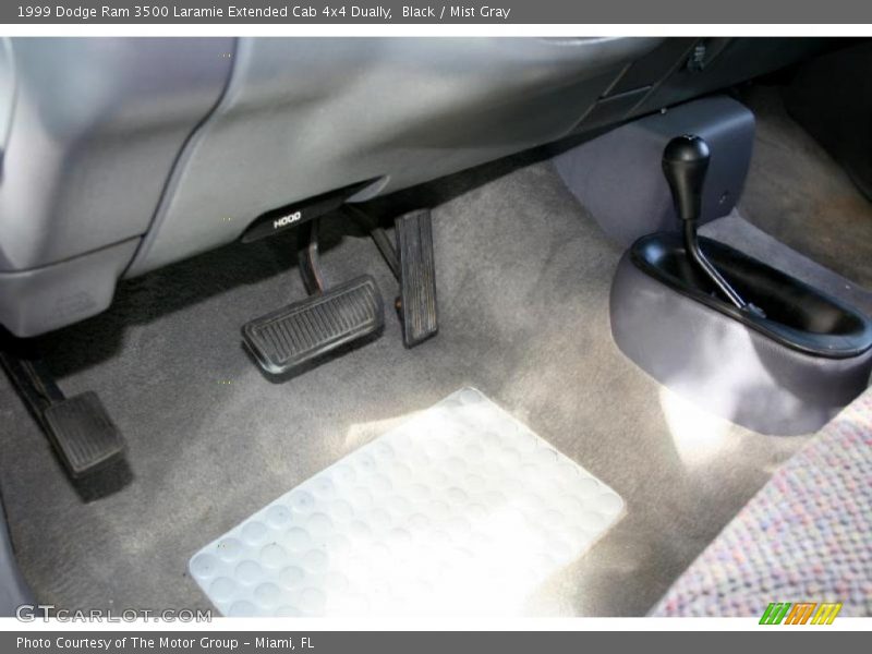 Black / Mist Gray 1999 Dodge Ram 3500 Laramie Extended Cab 4x4 Dually