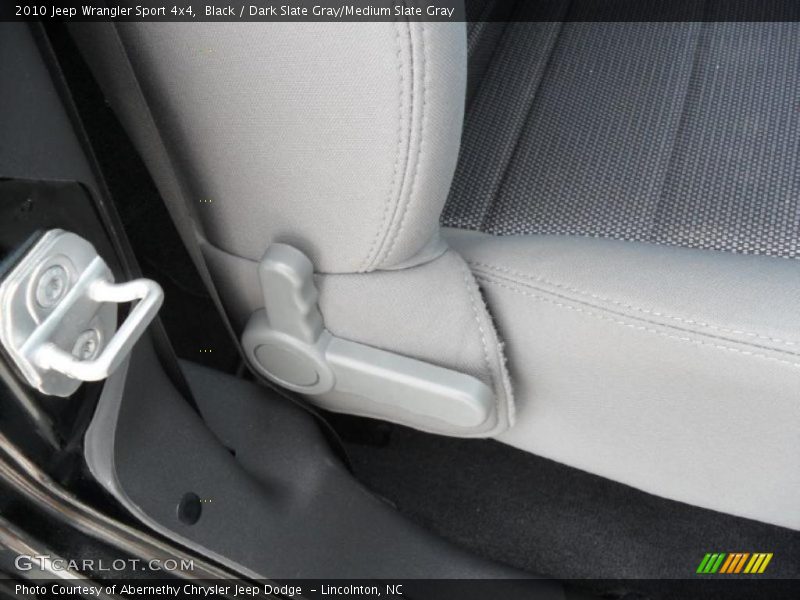 Black / Dark Slate Gray/Medium Slate Gray 2010 Jeep Wrangler Sport 4x4