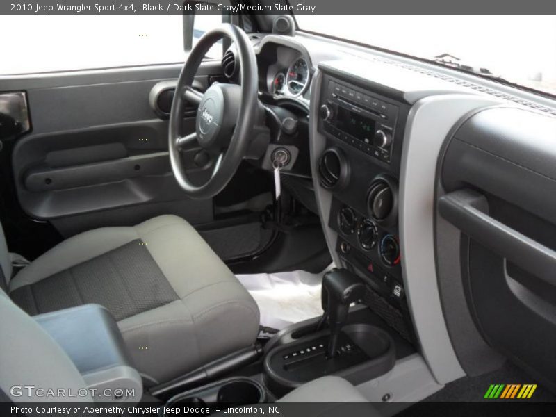 Black / Dark Slate Gray/Medium Slate Gray 2010 Jeep Wrangler Sport 4x4