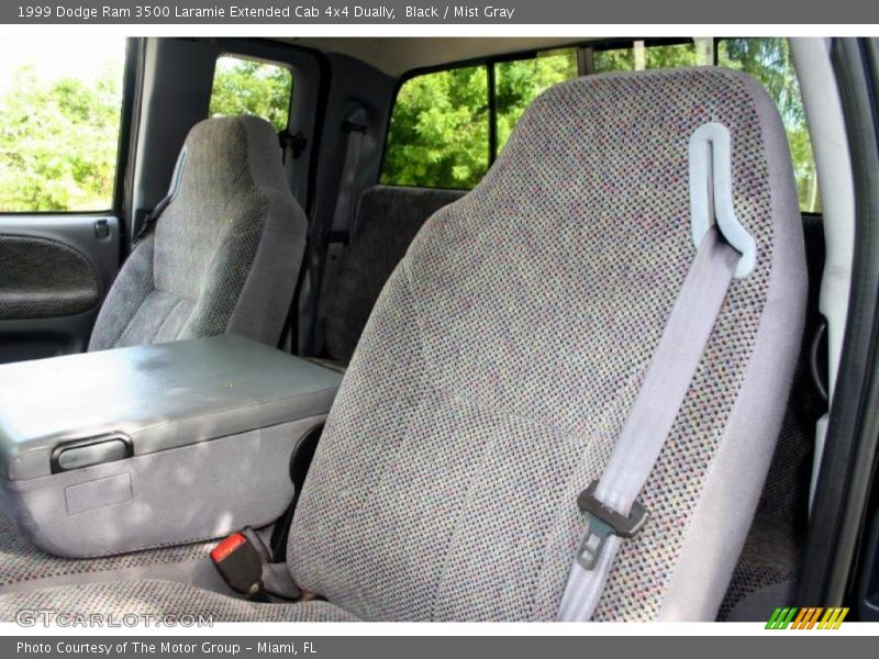 Black / Mist Gray 1999 Dodge Ram 3500 Laramie Extended Cab 4x4 Dually