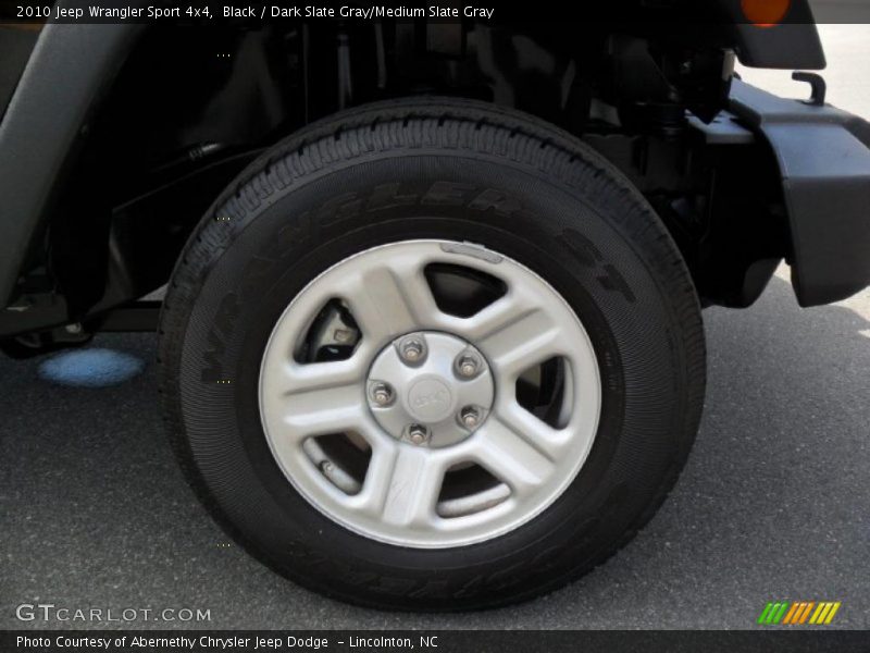 Black / Dark Slate Gray/Medium Slate Gray 2010 Jeep Wrangler Sport 4x4