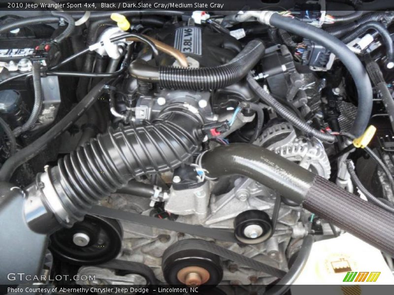 Black / Dark Slate Gray/Medium Slate Gray 2010 Jeep Wrangler Sport 4x4