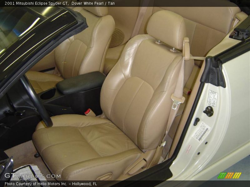 Dover White Pearl / Tan 2001 Mitsubishi Eclipse Spyder GT