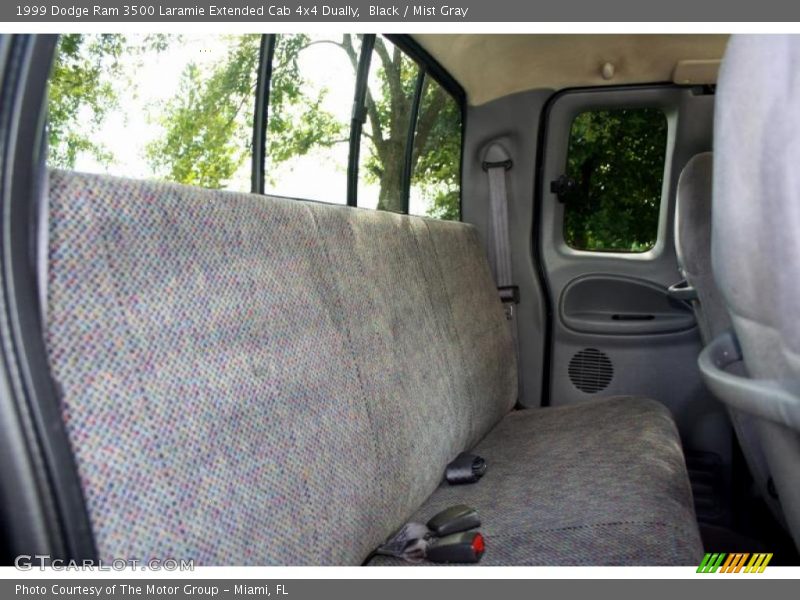 Black / Mist Gray 1999 Dodge Ram 3500 Laramie Extended Cab 4x4 Dually