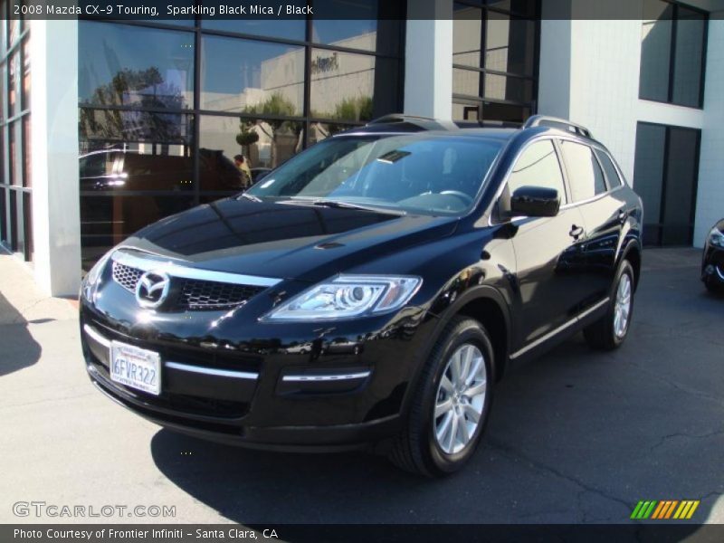 Sparkling Black Mica / Black 2008 Mazda CX-9 Touring