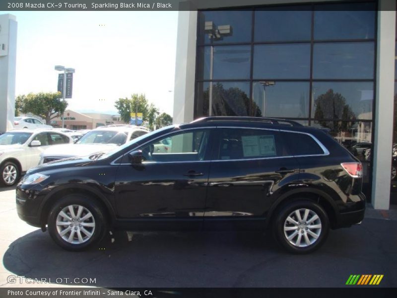 Sparkling Black Mica / Black 2008 Mazda CX-9 Touring