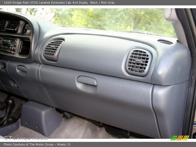 Black / Mist Gray 1999 Dodge Ram 3500 Laramie Extended Cab 4x4 Dually