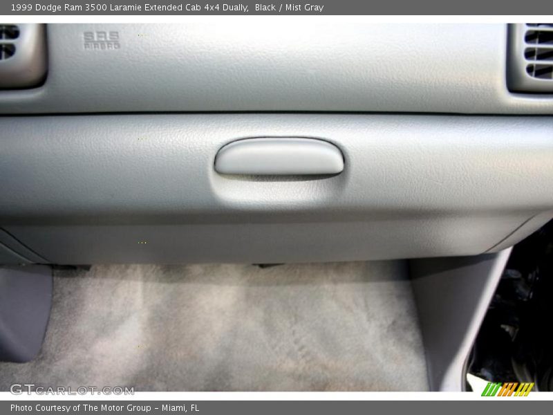 Black / Mist Gray 1999 Dodge Ram 3500 Laramie Extended Cab 4x4 Dually