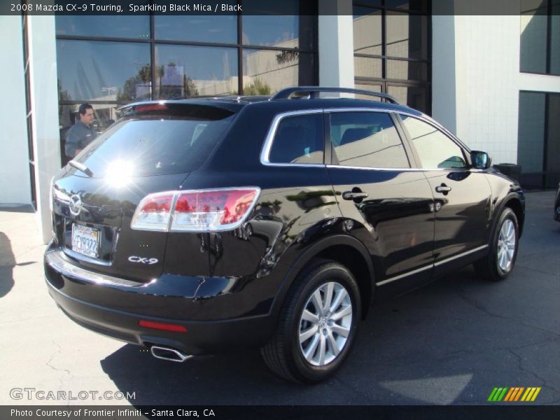 Sparkling Black Mica / Black 2008 Mazda CX-9 Touring