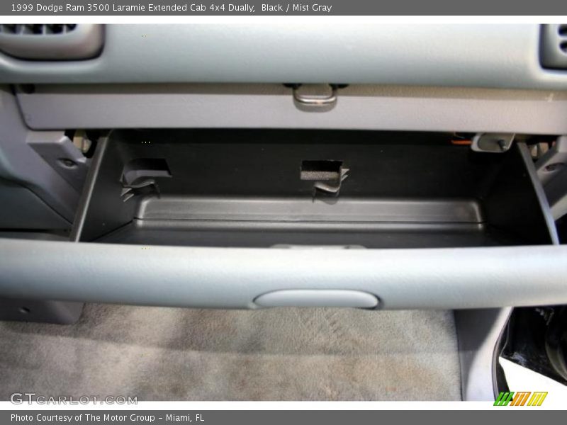 Black / Mist Gray 1999 Dodge Ram 3500 Laramie Extended Cab 4x4 Dually