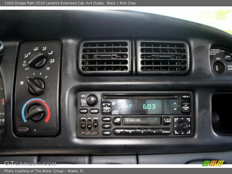 Black / Mist Gray 1999 Dodge Ram 3500 Laramie Extended Cab 4x4 Dually