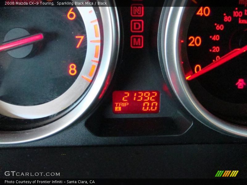 Sparkling Black Mica / Black 2008 Mazda CX-9 Touring